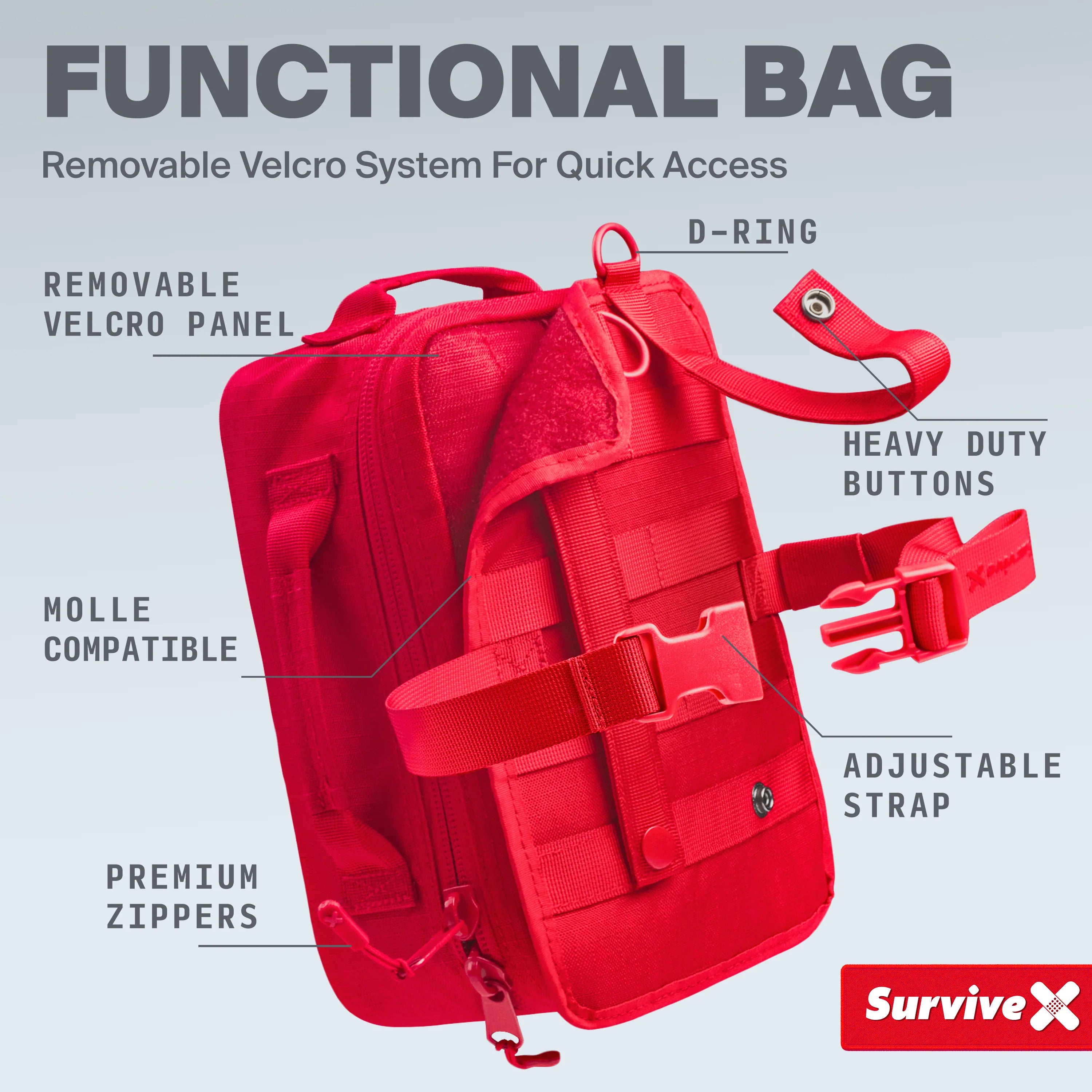 SurviveX Large First Aid Kit